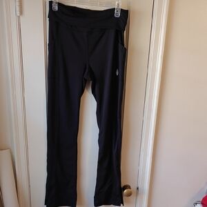 FP Movement by Free People Black Fold-Over Waist Leggings